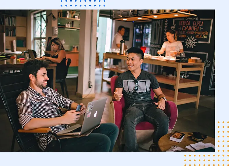 People in an office